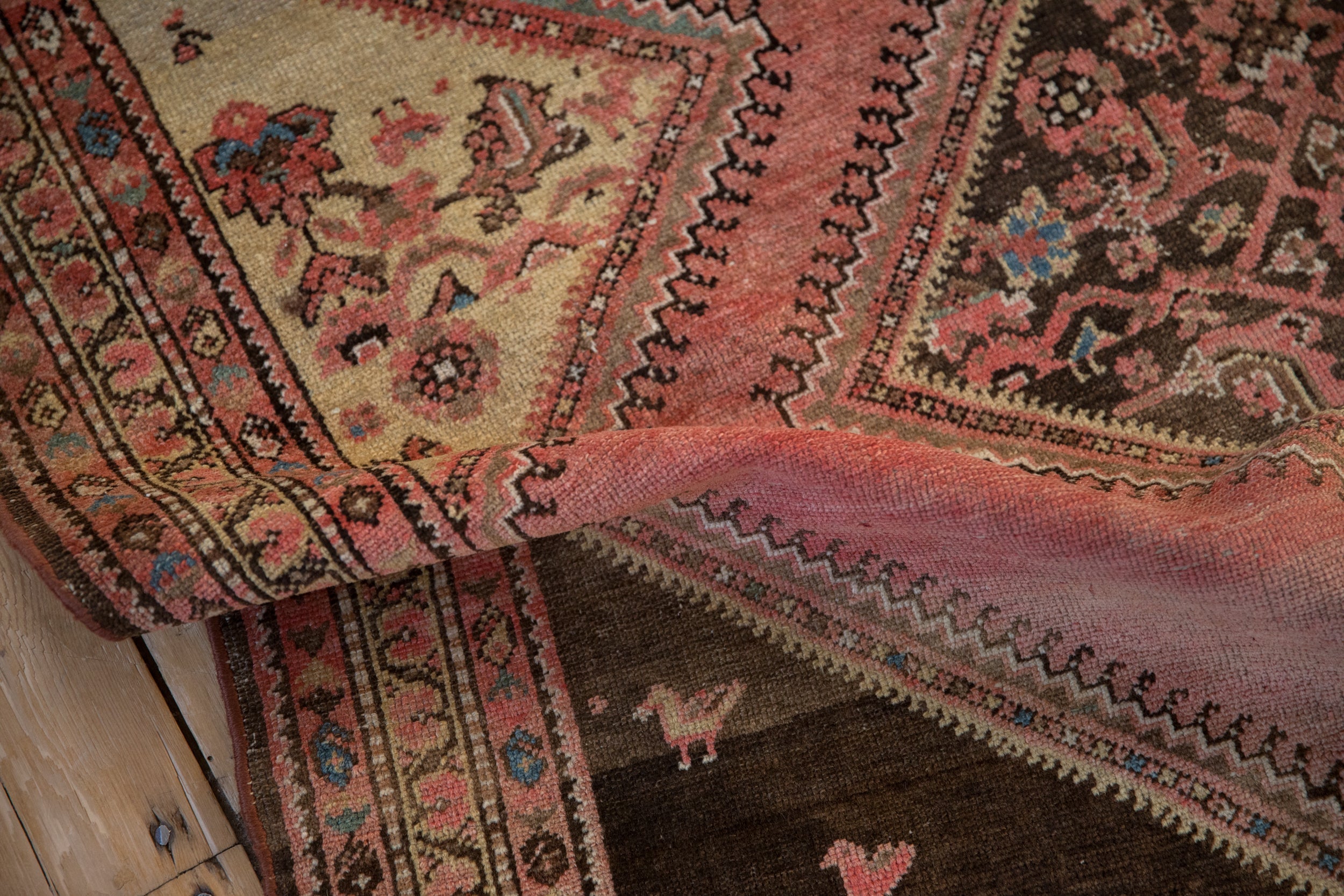 4x6.5 Vintage Fine Distressed Malayer Rug by Old New House® - product image 11 for Resin Society