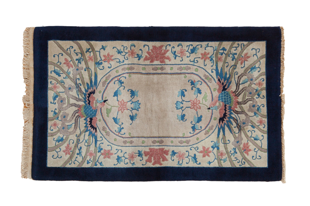 3x5 Vintage Art Deco Rug by Old New House® - main product image for Resin Society