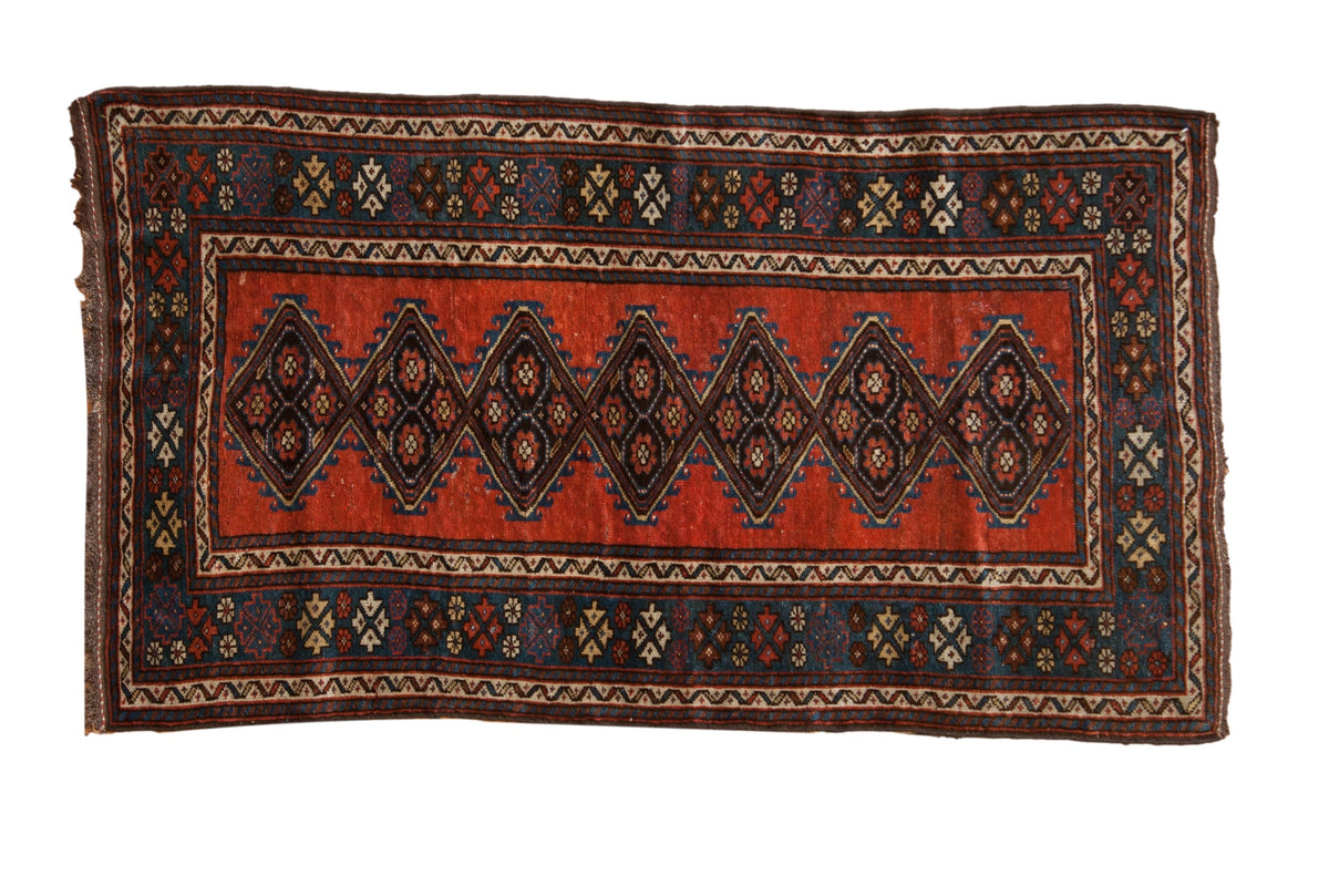 3.5x6 Antique Kurdish Rug by Old New House® - main product image for Resin Society