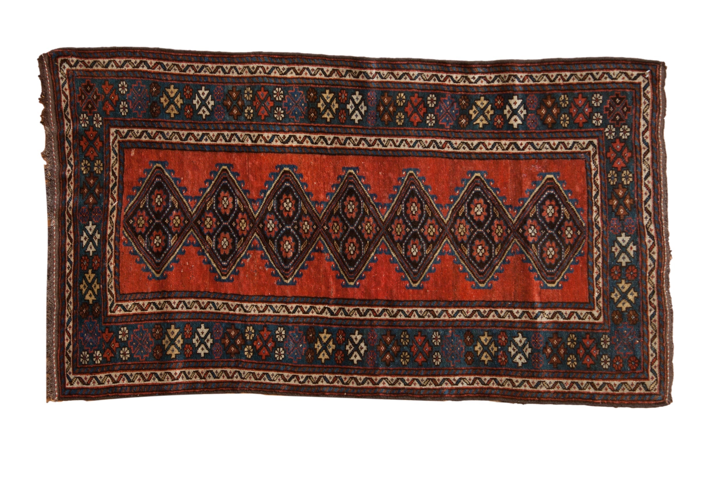 3.5x6 Antique Kurdish Rug by Old New House® - main product image for Resin Society