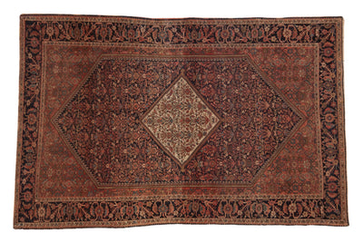 4x6.5 Antique Farahan Sarouk Rug by Old New House® - main product image for Resin Society