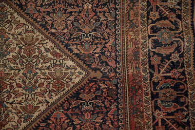 4x6.5 Antique Farahan Sarouk Rug by Old New House® - product image 6 for Resin Society