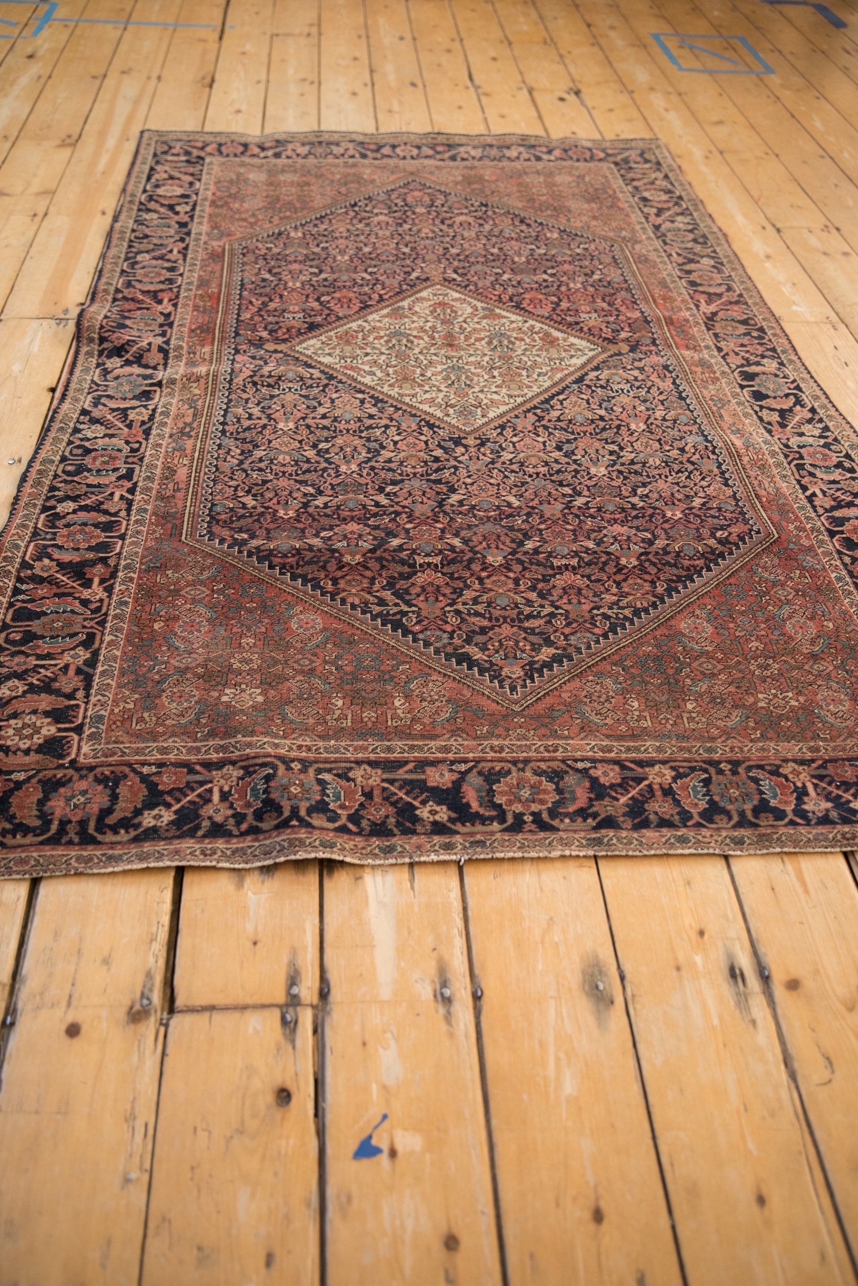 4x6.5 Antique Farahan Sarouk Rug by Old New House® - product image 7 for Resin Society