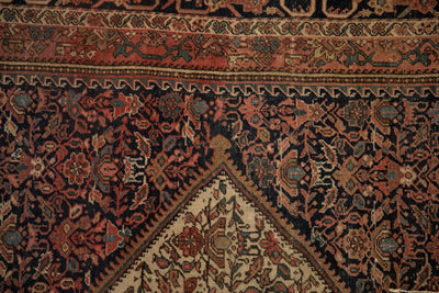 4x6.5 Antique Farahan Sarouk Rug by Old New House® - product image 11 for Resin Society