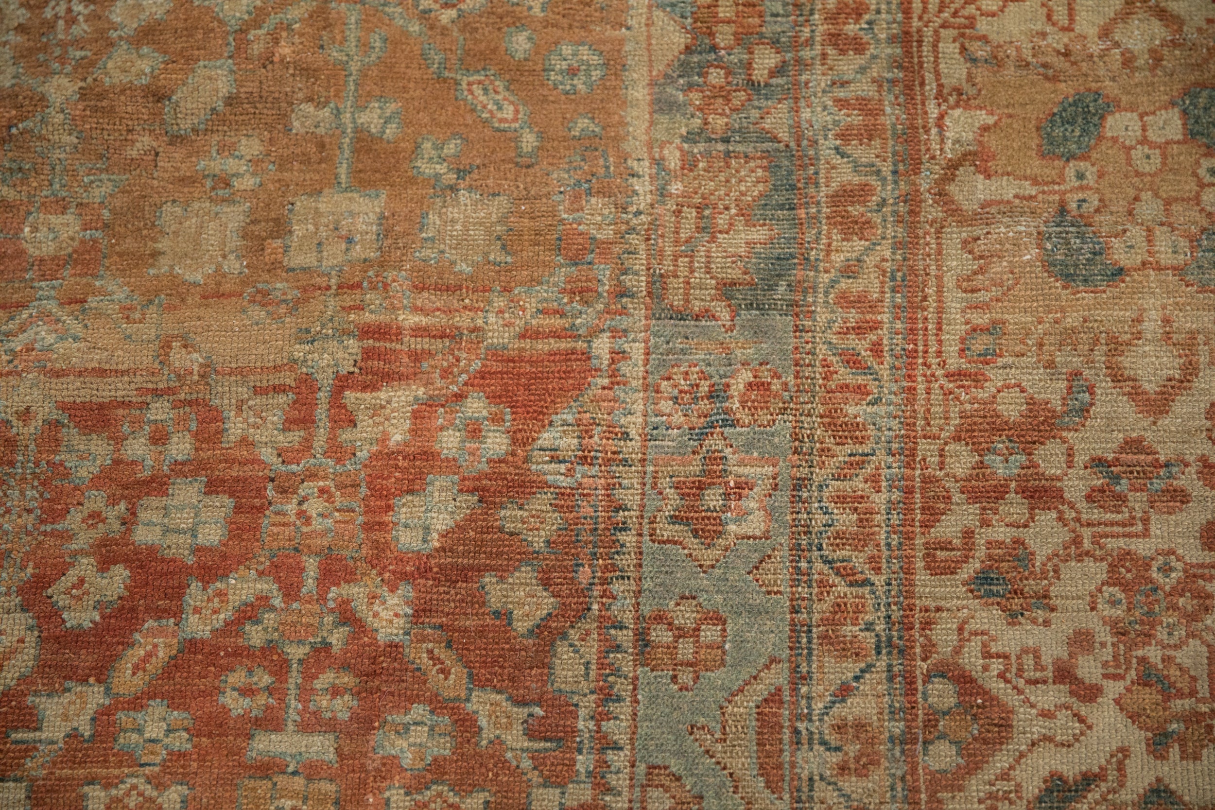 RESERVED 7x16.5 Vintage Fine Distressed Malayer Carpet