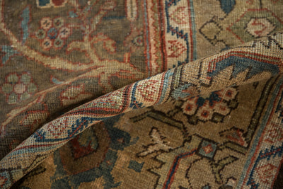 7x10.5 Vintage Distressed Mahal Carpet by Old New House® - product image 10 for Resin Society