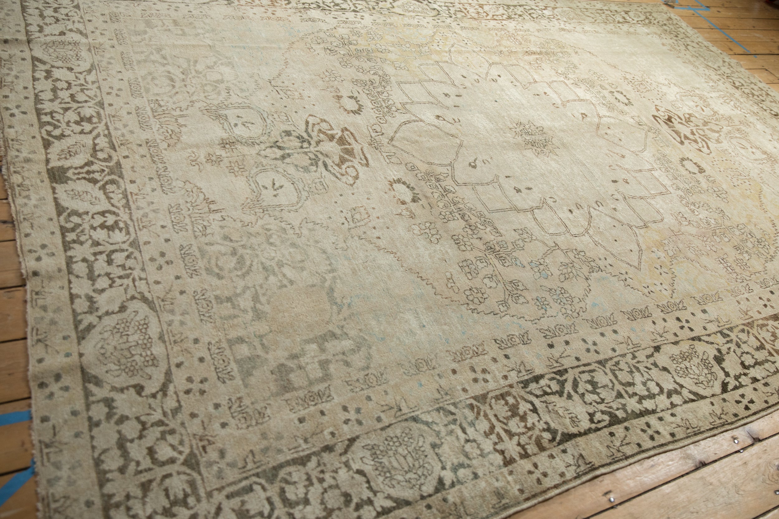 8x11 Antique Distressed Kerman Carpet by Old New House® - product image 12 for Resin Society