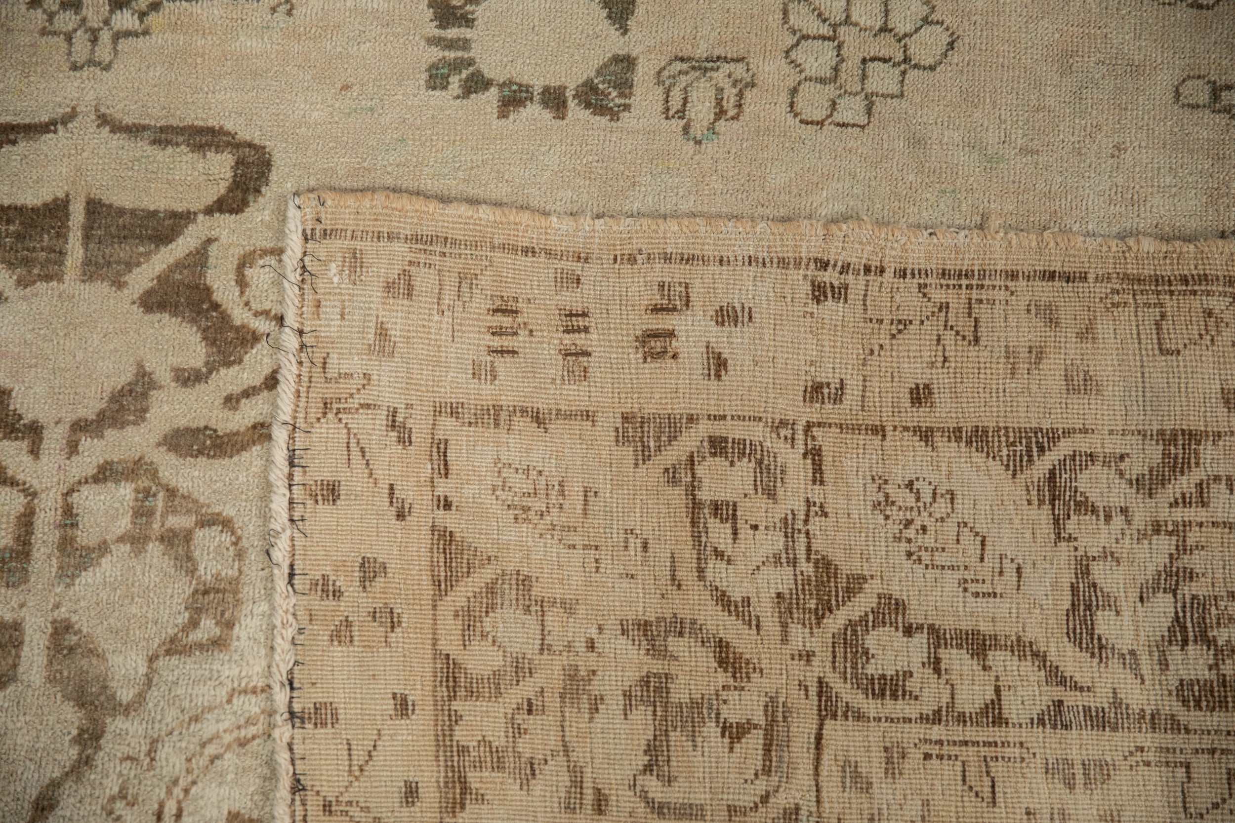 8x11 Antique Distressed Kerman Carpet by Old New House® - product image 9 for Resin Society