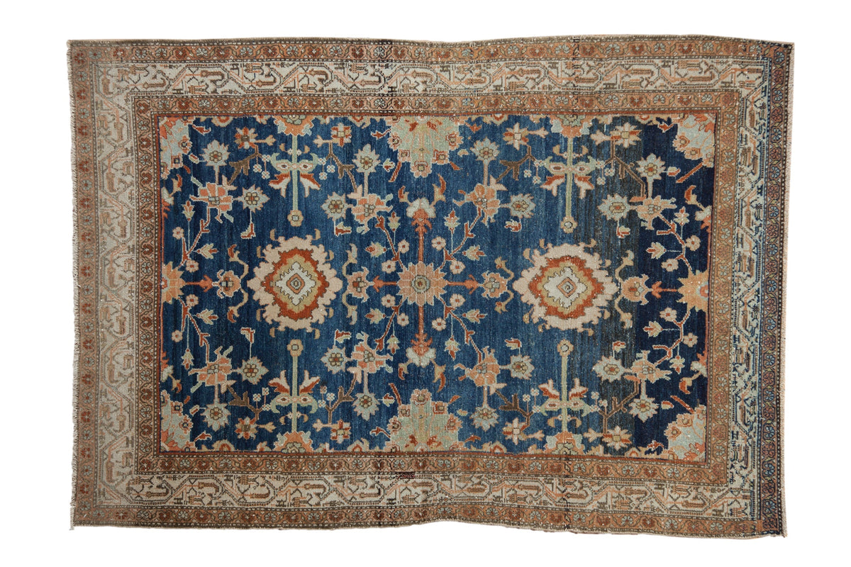 4.5x6.5 Vintage Distressed Hamadan Rug by Old New House® - main product image for Resin Society