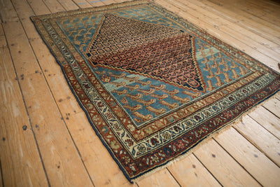4x5.5 Antique Distressed Hamadan Rug by Old New House® - product image 5 for Resin Society