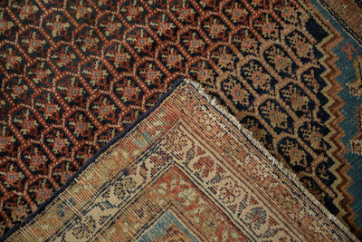 4x5.5 Antique Distressed Hamadan Rug by Old New House® - product image 11 for Resin Society
