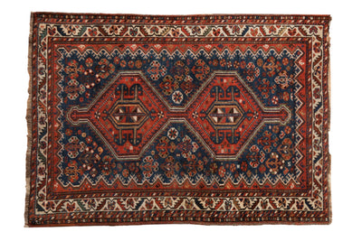 3.5x5.5 Antique Afshar Rug by Old New House® - main product image for Resin Society