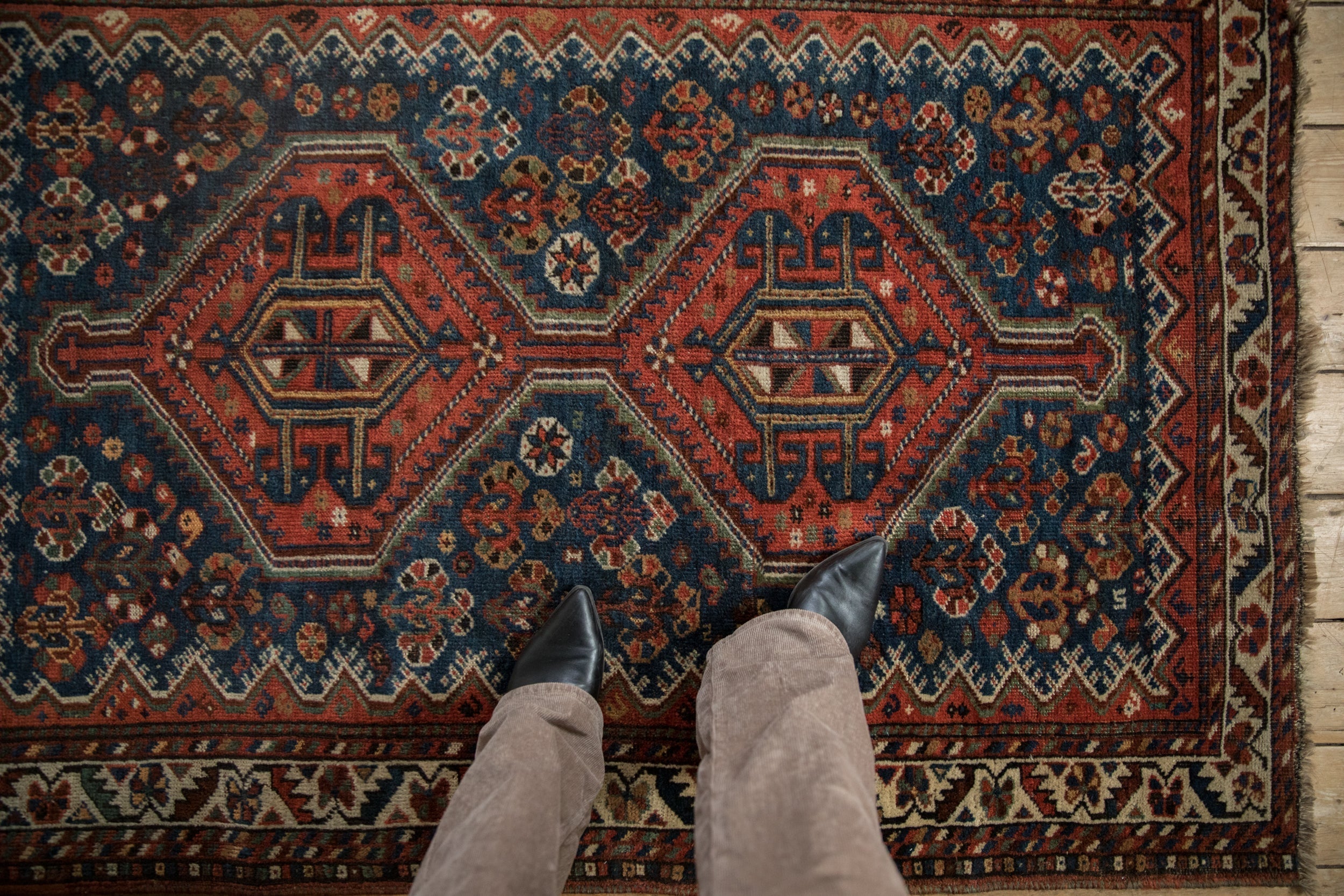 3.5x5.5 Antique Afshar Rug by Old New House® - product image 2 for Resin Society