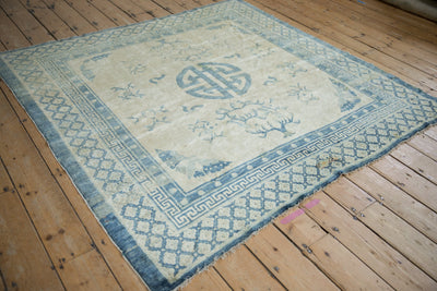 6x6 Antique Distressed Peking Square Carpet by Old New House® - product image 4 for Resin Society