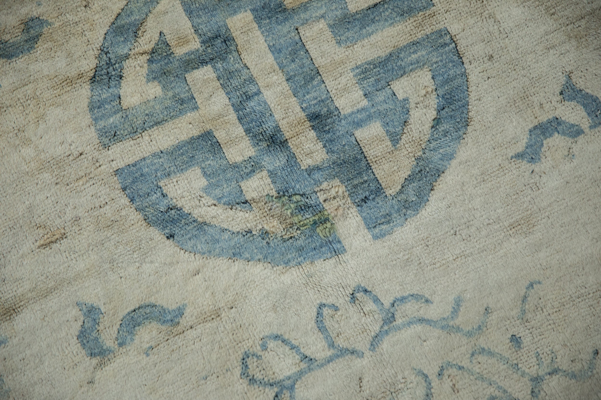 6x6 Antique Distressed Peking Square Carpet by Old New House® - product image 10 for Resin Society