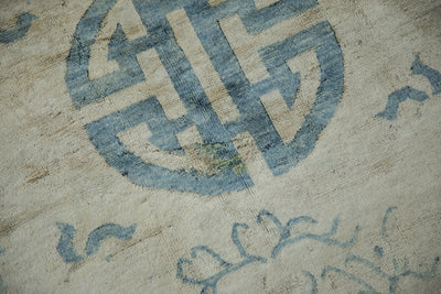 6x6 Antique Distressed Peking Square Carpet by Old New House® - product image 10 for Resin Society