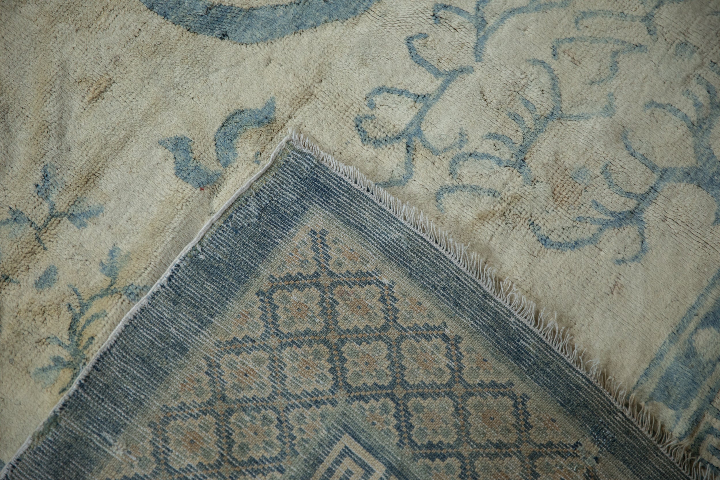 6x6 Antique Distressed Peking Square Carpet by Old New House® - product image 13 for Resin Society