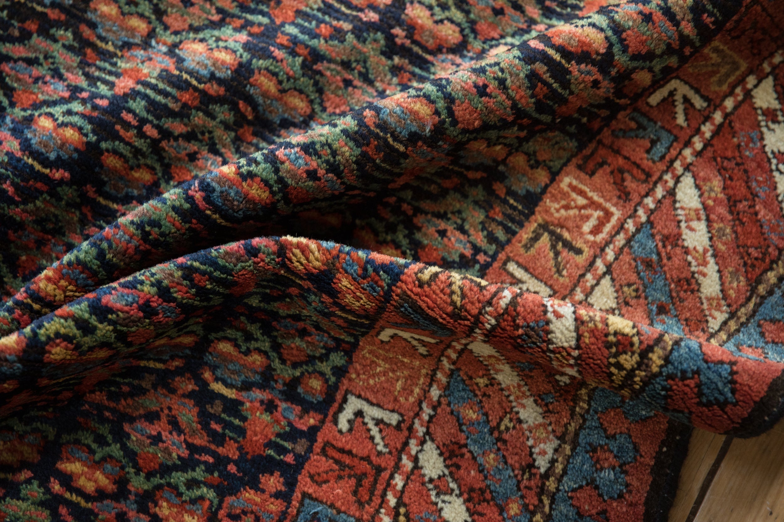 4x7 Vintage Kurdish Rug by Old New House® - product image 9 for Resin Society