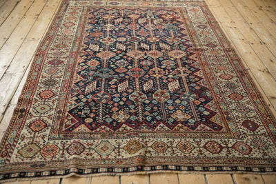 5.5x7.5 Antique Fine Qashqai Carpet by Old New House® - product image 7 for Resin Society