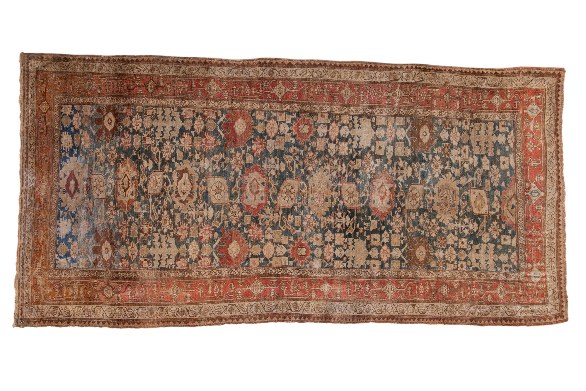 5.5x11 Antique Fine Distressed Bijar Rug Runner by Old New House® - main product image for Resin Society