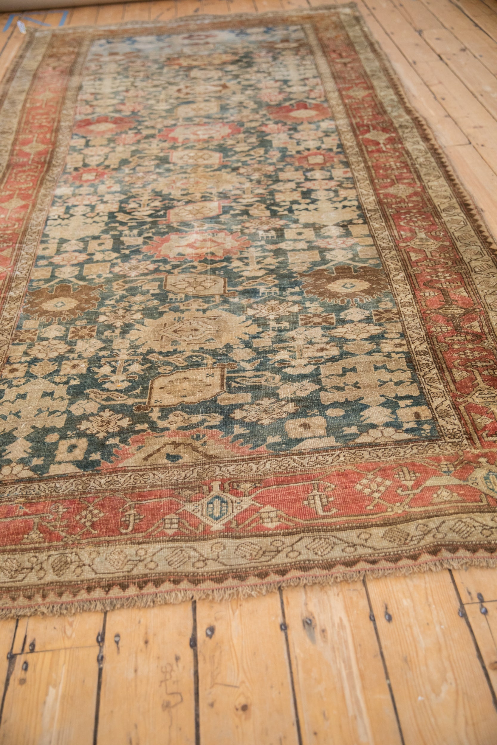 5.5x11 Antique Fine Distressed Bijar Rug Runner by Old New House® - product image 6 for Resin Society
