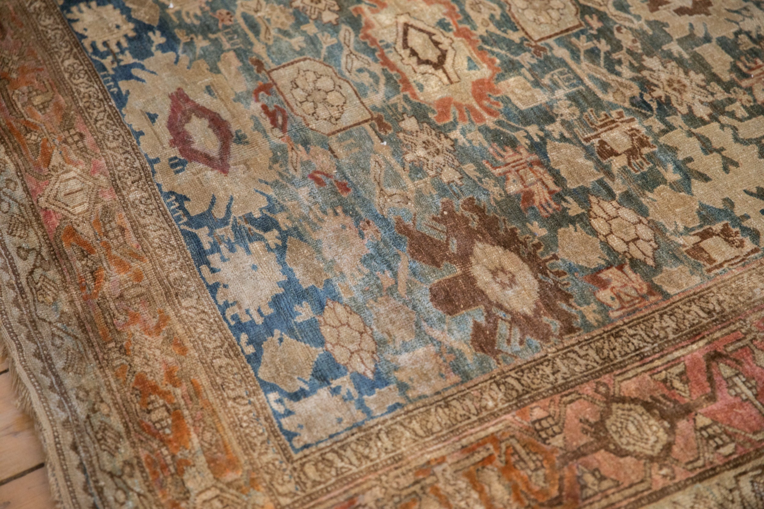 5.5x11 Antique Fine Distressed Bijar Rug Runner by Old New House® - product image 12 for Resin Society