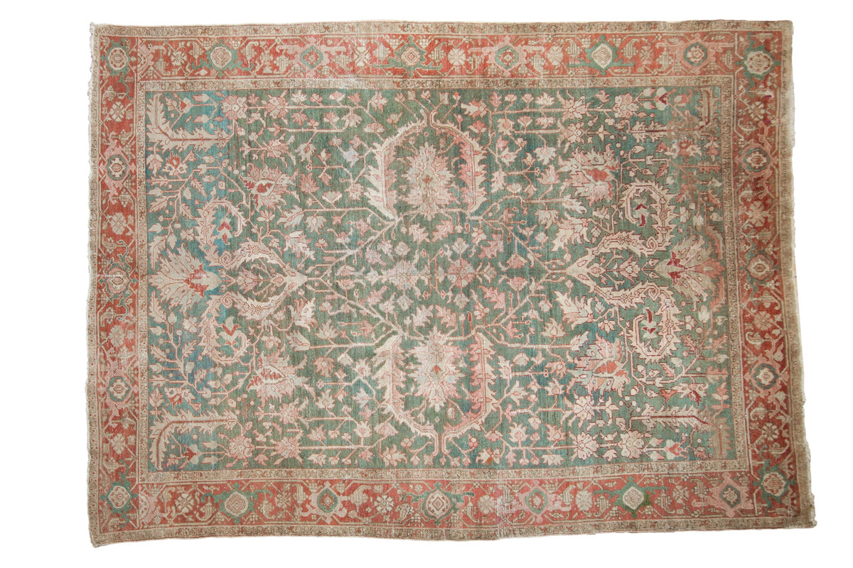 8x10.5 Vintage Distressed Karaja Carpet by Old New House® - main product image for Resin Society