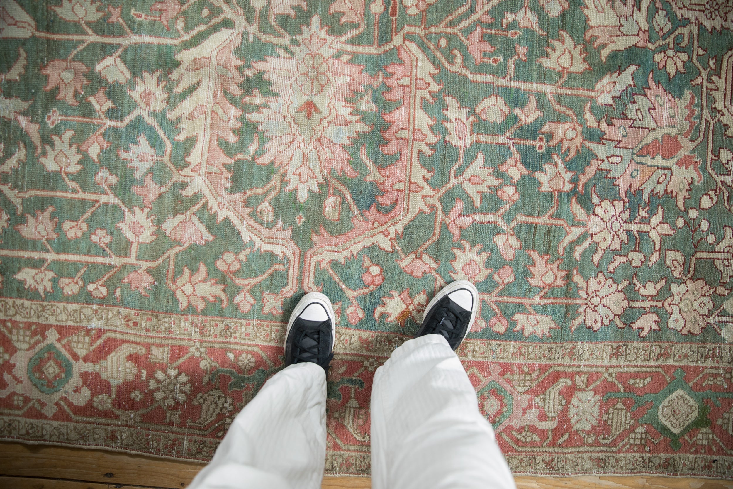 8x10.5 Vintage Distressed Karaja Carpet by Old New House® - product image 2 for Resin Society