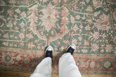 8x10.5 Vintage Distressed Karaja Carpet by Old New House® - product image 2 for Resin Society