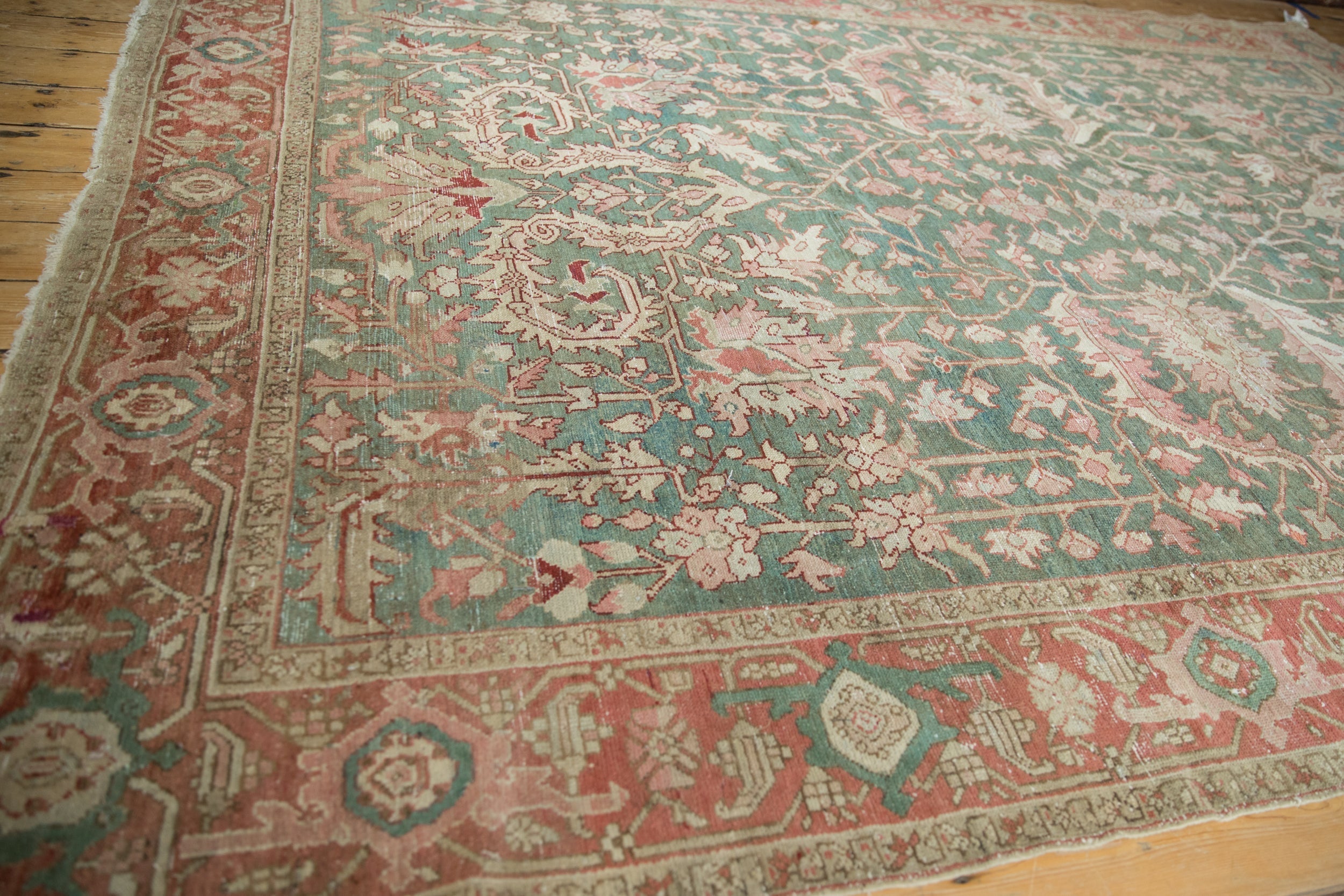 8x10.5 Vintage Distressed Karaja Carpet by Old New House® - product image 6 for Resin Society