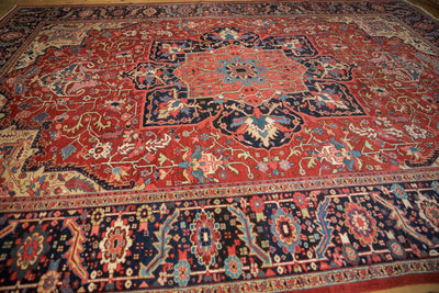 10x14 Vintage Heriz Carpet by Old New House® - product image 8 for Resin Society