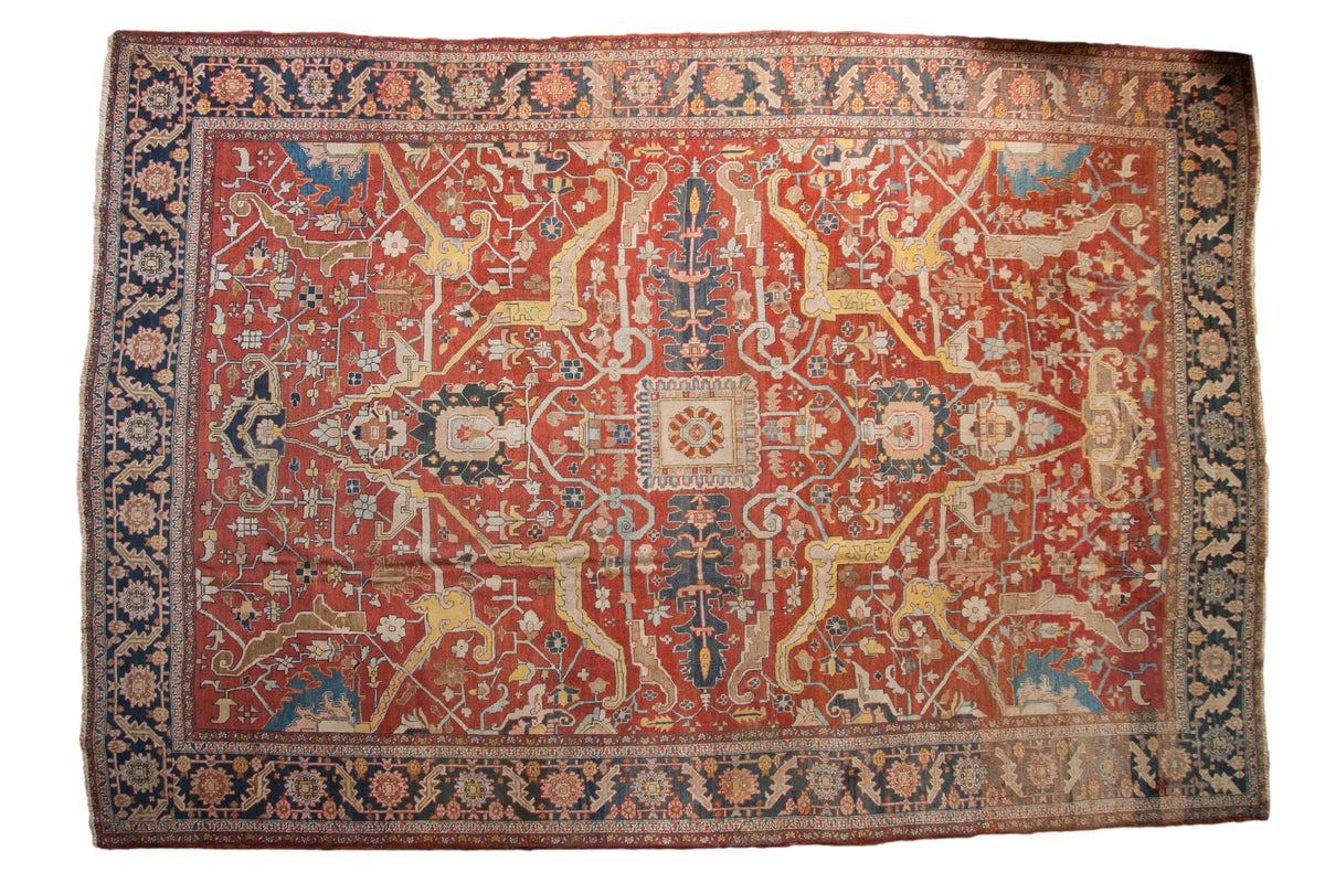 11.5x16.5 Antique Heriz Carpet by Old New House® - main product image for Resin Society