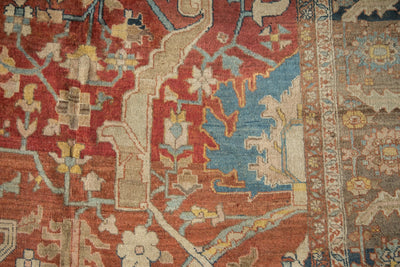 11.5x16.5 Antique Heriz Carpet by Old New House® - product image 3 for Resin Society