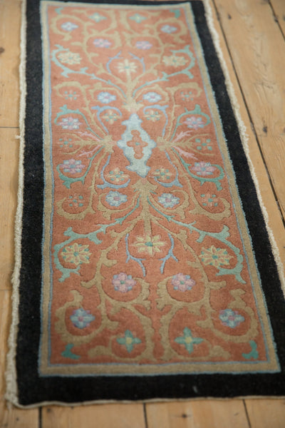 1.5x3.5 Antique Sampler Nichols Art Deco Rug Mat Runner