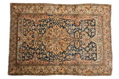 4.5x6 Antique Fine Tea Washed Malayer Rug by Old New House® - main product image for Resin Society