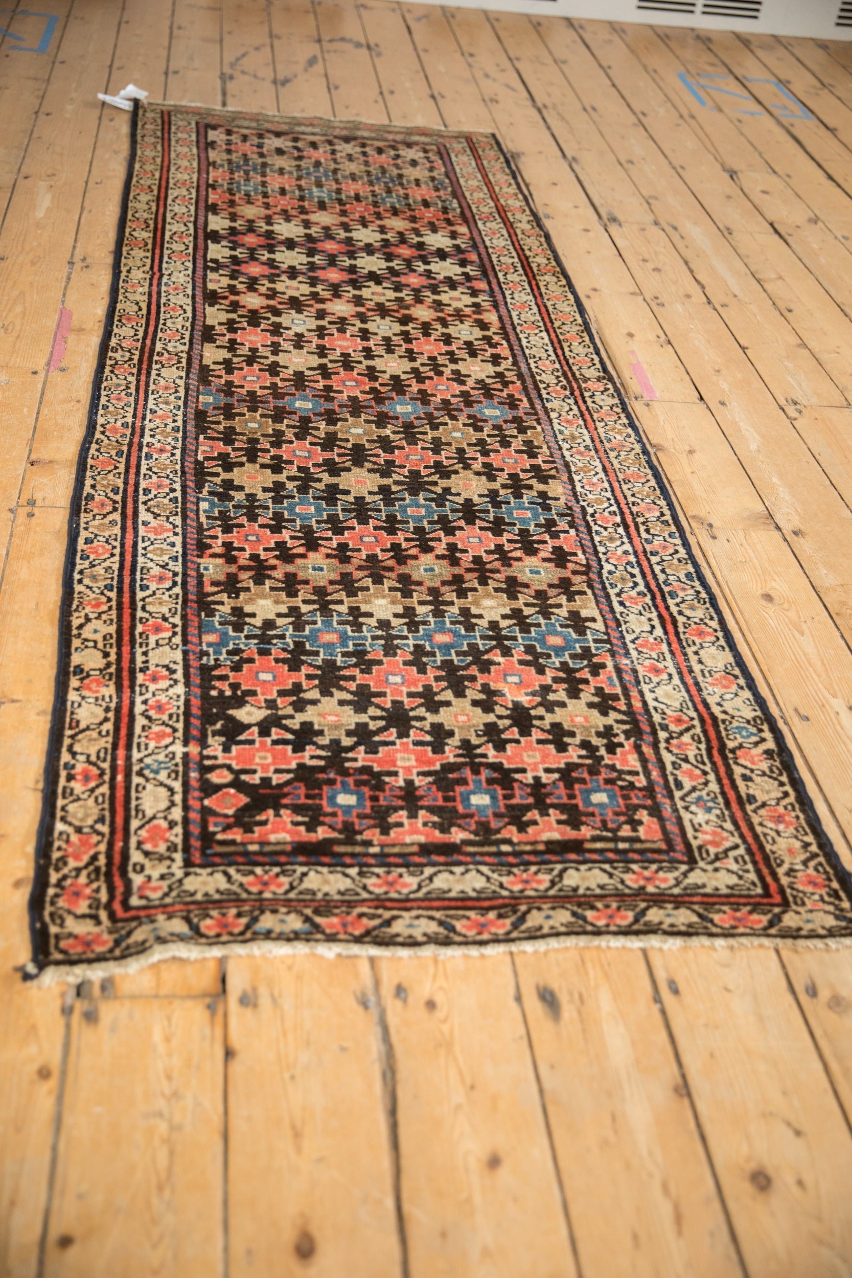3x8.5 Antique Fragment Kurdish Malayer Rug Runner by Old New House® - product image 4 for Resin Society