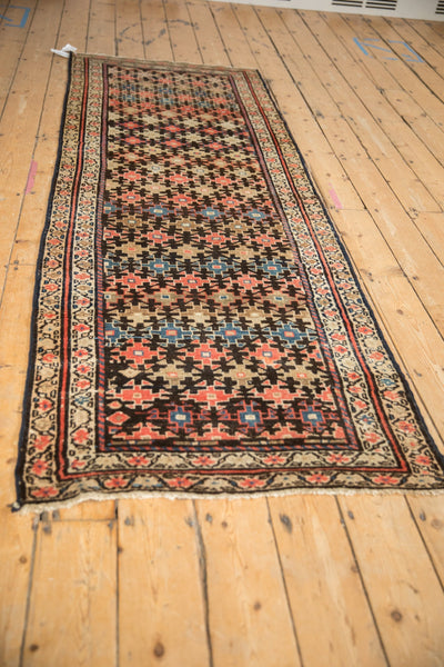 3x8.5 Antique Fragment Kurdish Malayer Rug Runner by Old New House® - product image 4 for Resin Society