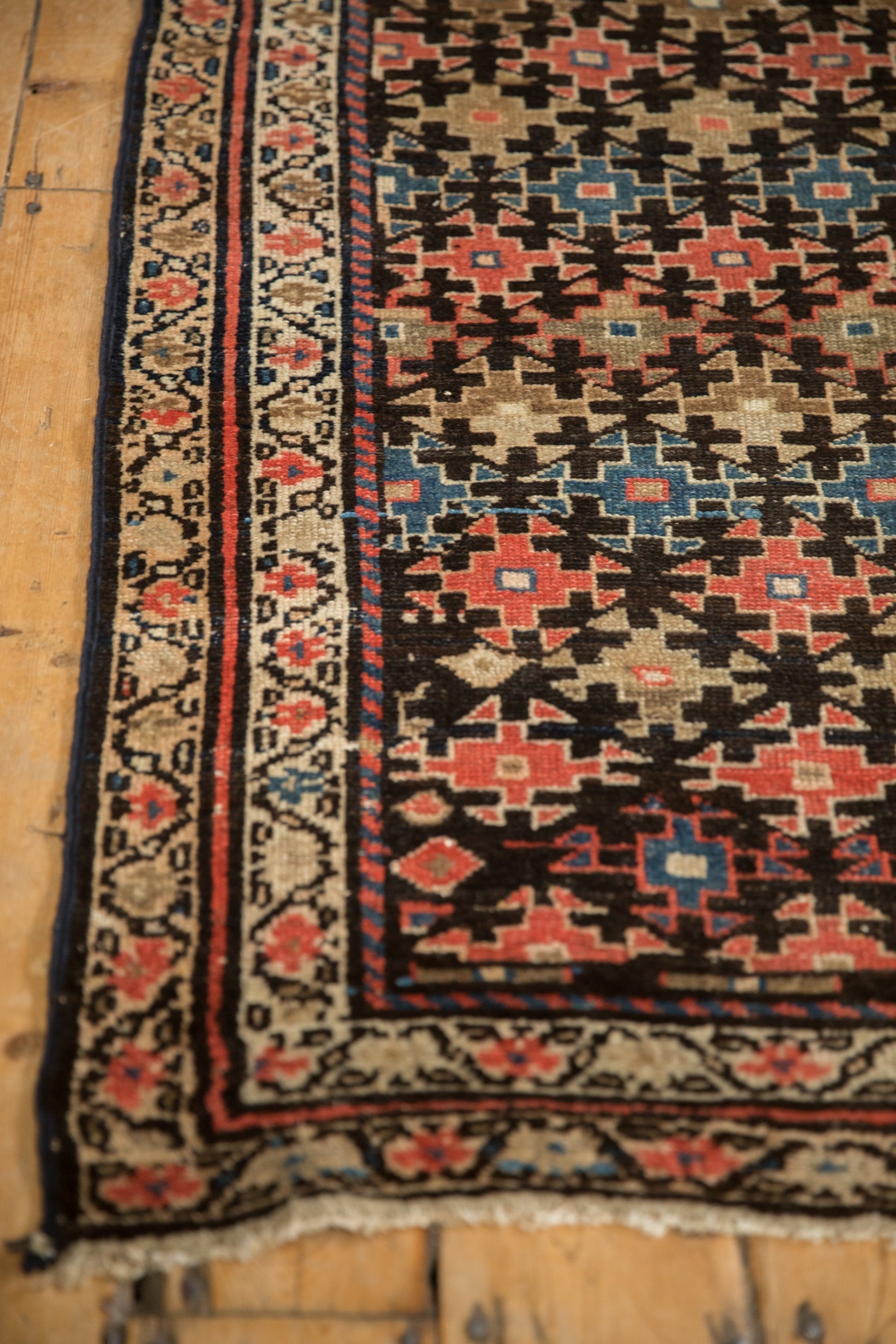 3x8.5 Antique Fragment Kurdish Malayer Rug Runner by Old New House® - product image 5 for Resin Society