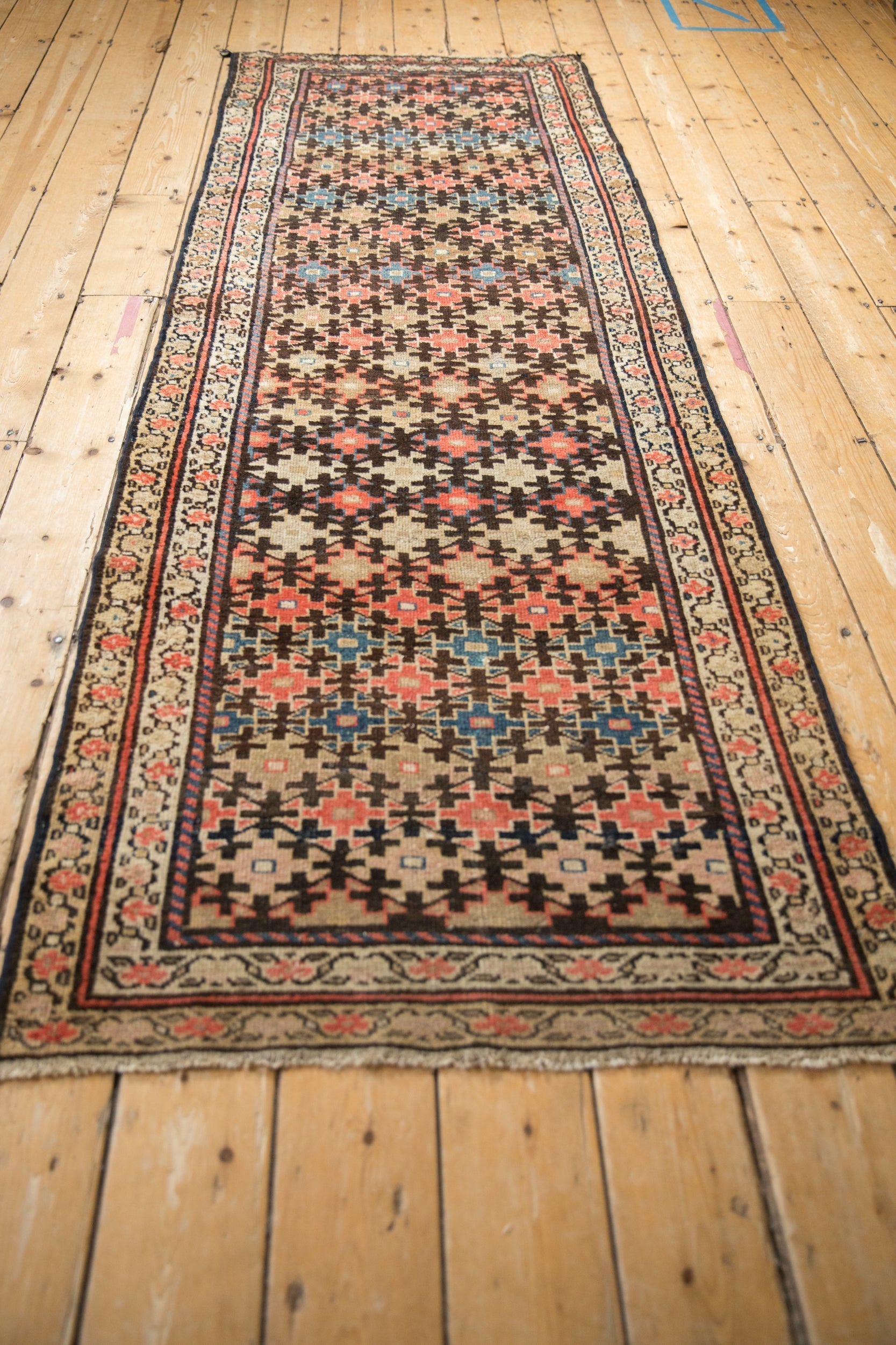 3x8.5 Antique Fragment Kurdish Malayer Rug Runner by Old New House® - product image 7 for Resin Society