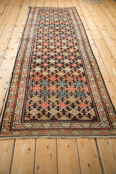 3x8.5 Antique Fragment Kurdish Malayer Rug Runner by Old New House® - product image 7 for Resin Society