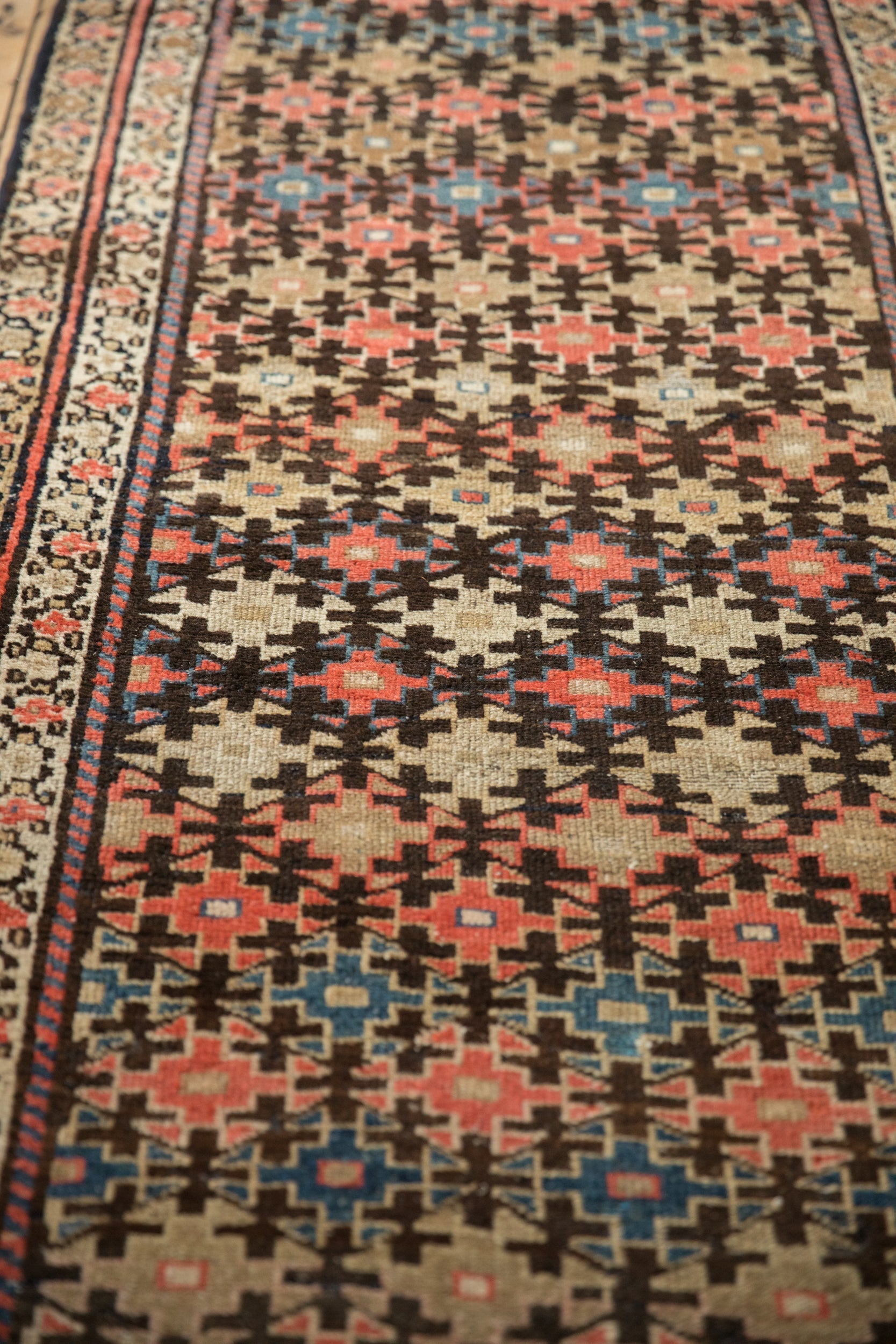 3x8.5 Antique Fragment Kurdish Malayer Rug Runner by Old New House® - product image 8 for Resin Society