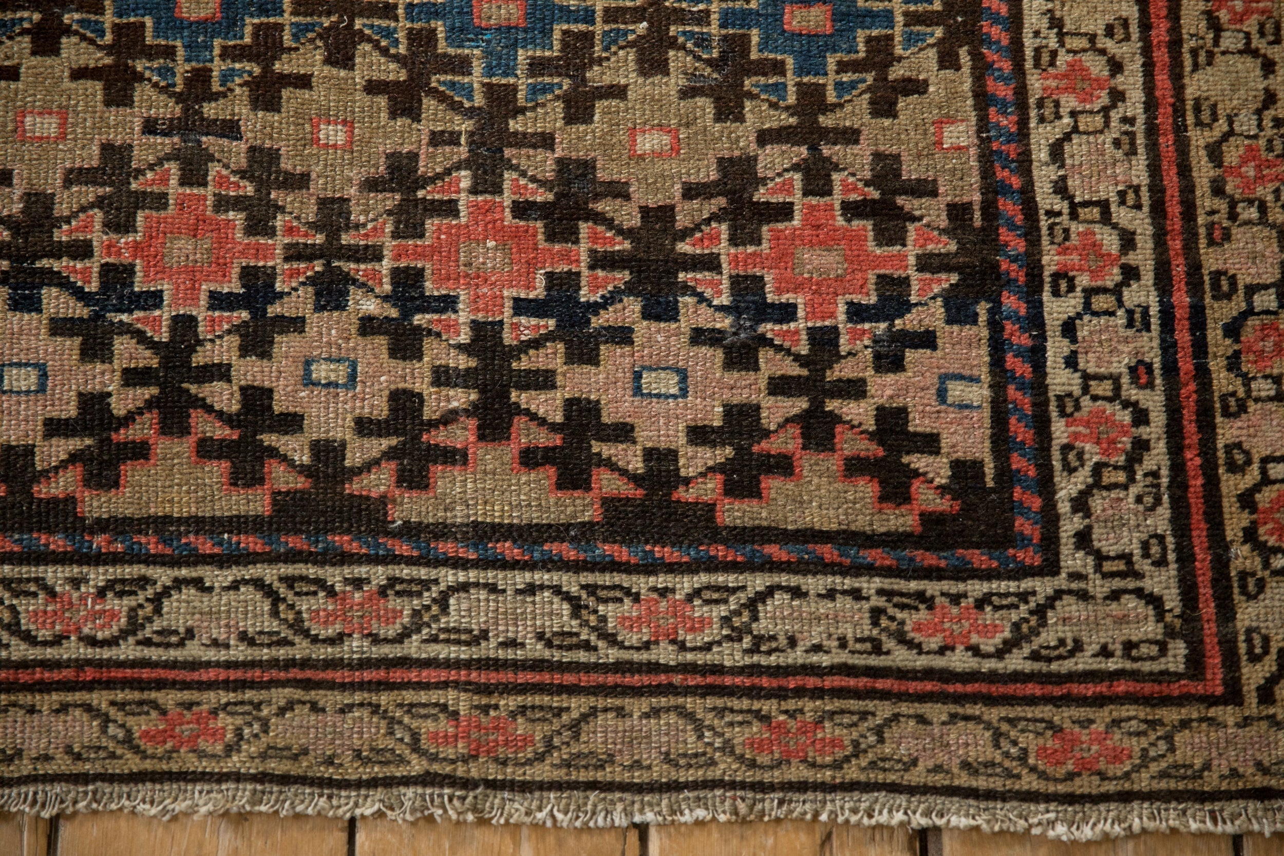 3x8.5 Antique Fragment Kurdish Malayer Rug Runner by Old New House® - product image 9 for Resin Society