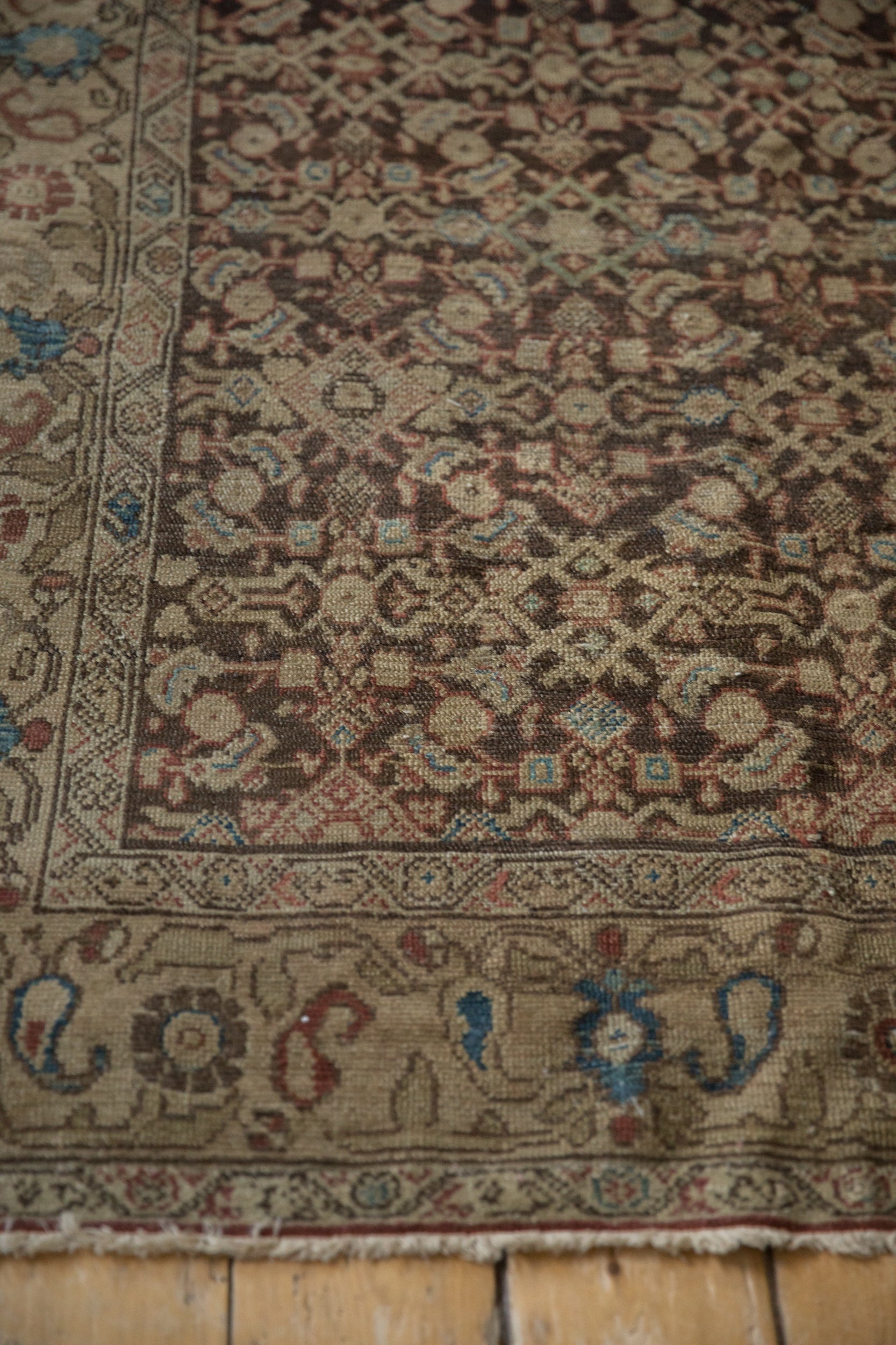 4.5x10 Antique Tea Washed Malayer Rug Runner by Old New House® - product image 7 for Resin Society