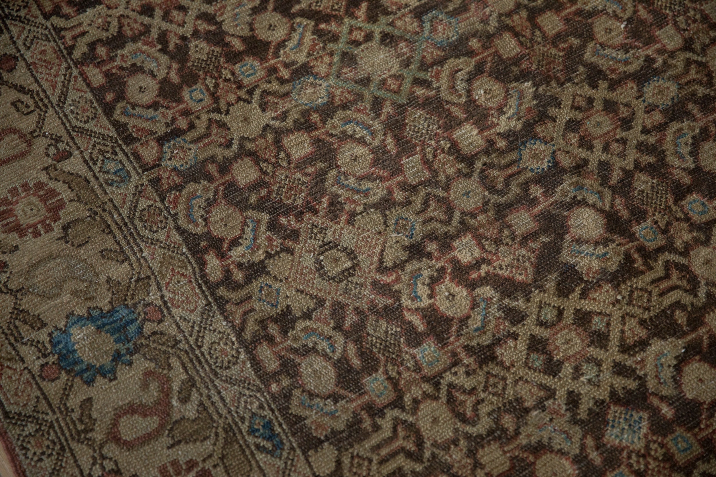 4.5x10 Antique Tea Washed Malayer Rug Runner by Old New House® - product image 9 for Resin Society