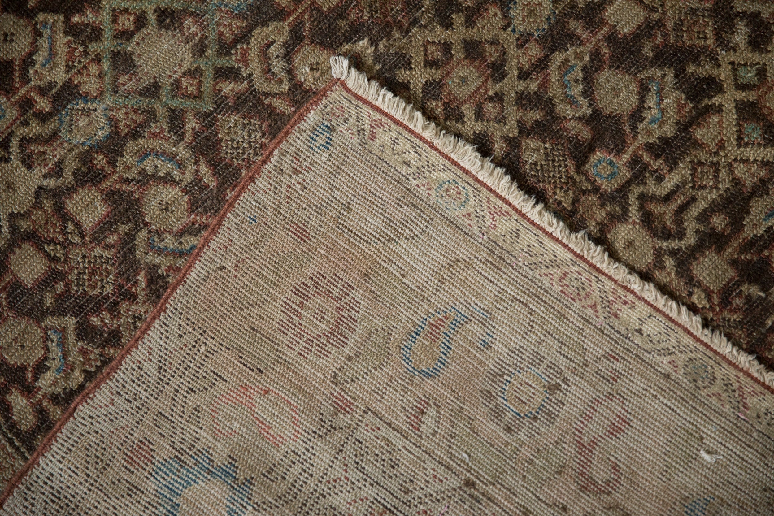 4.5x10 Antique Tea Washed Malayer Rug Runner by Old New House® - product image 11 for Resin Society