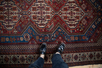 5.5x10 Antique Qashqai Carpet by Old New House® - product image 2 for Resin Society