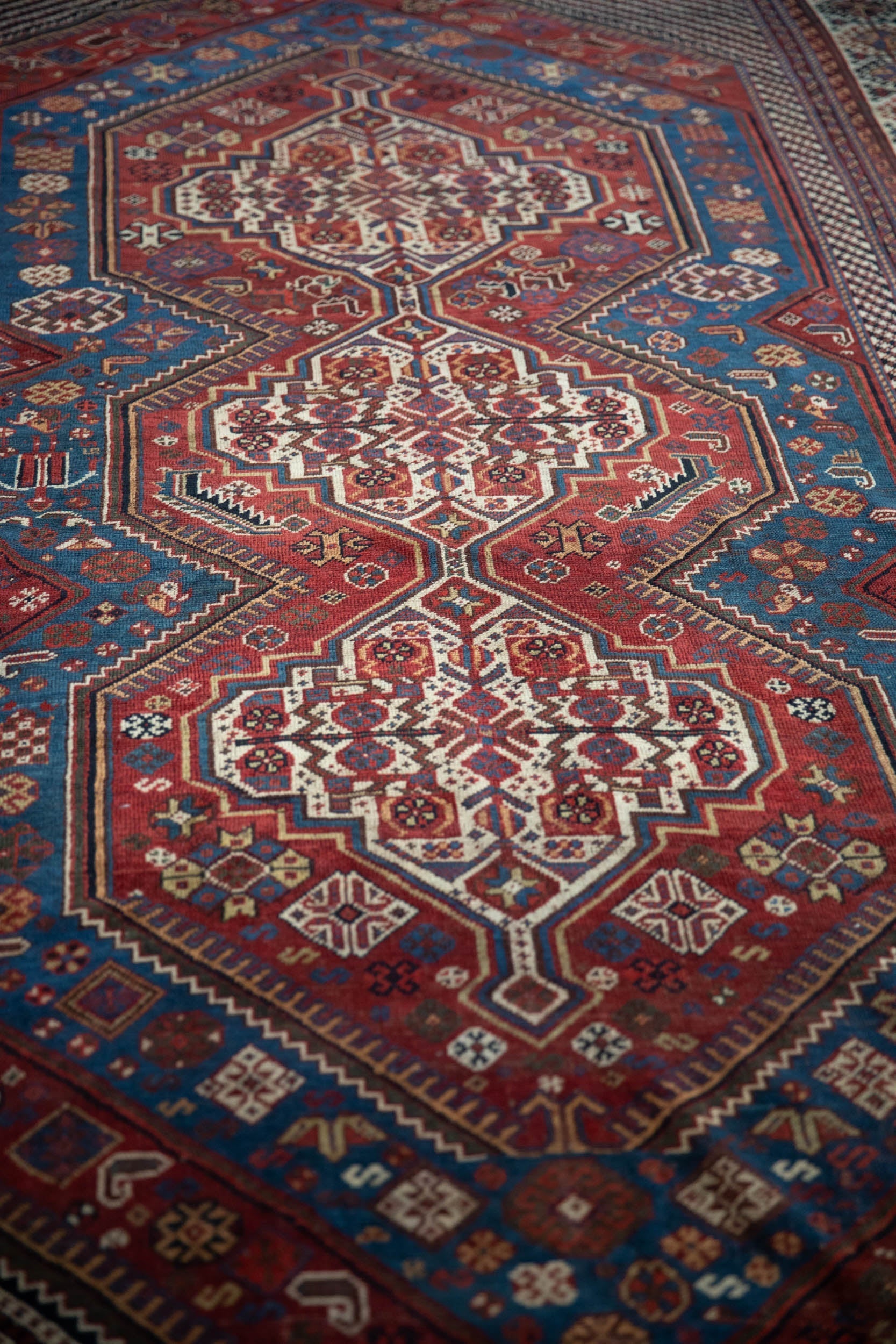 5.5x10 Antique Qashqai Carpet by Old New House® - product image 6 for Resin Society