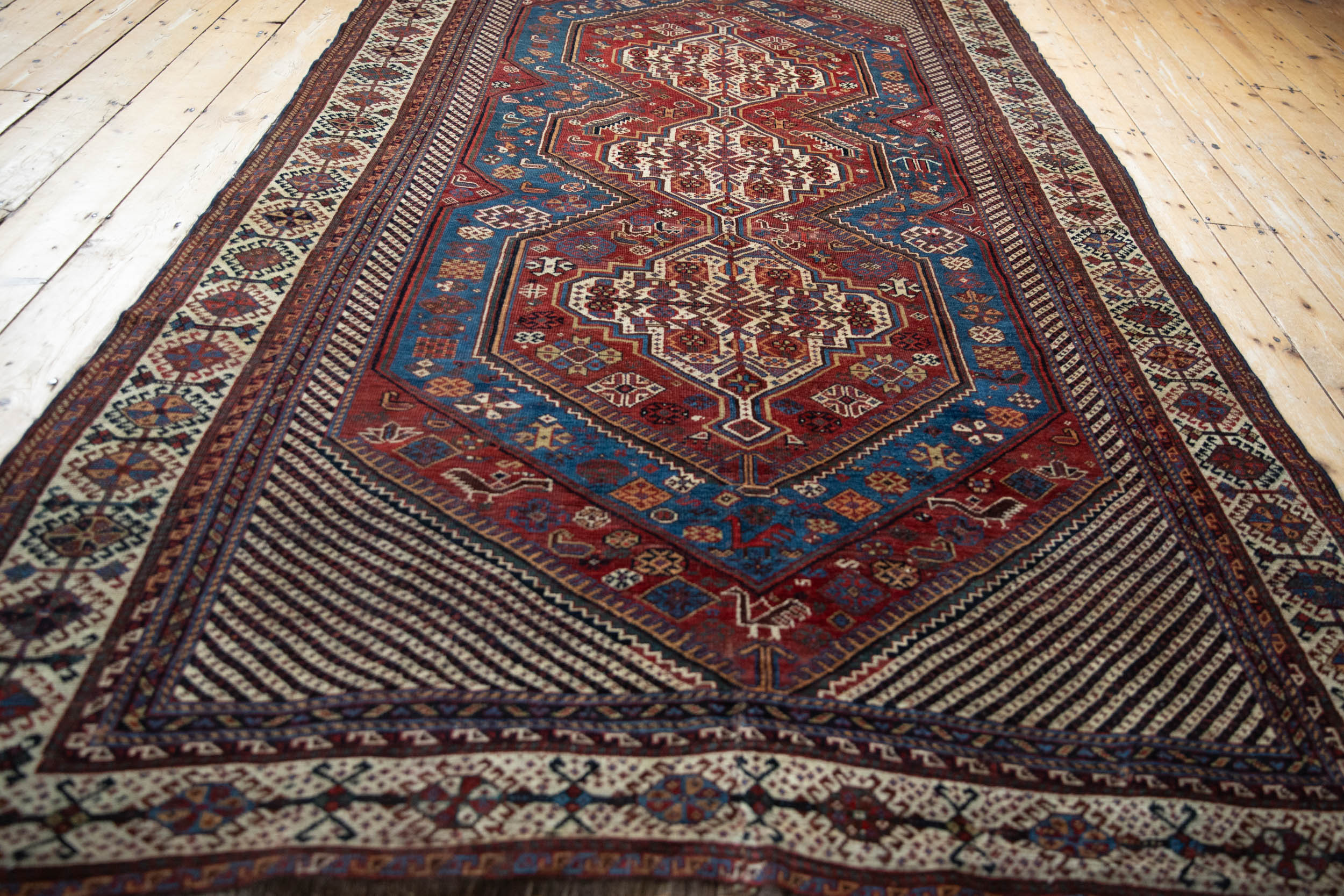 5.5x10 Antique Qashqai Carpet by Old New House® - product image 9 for Resin Society
