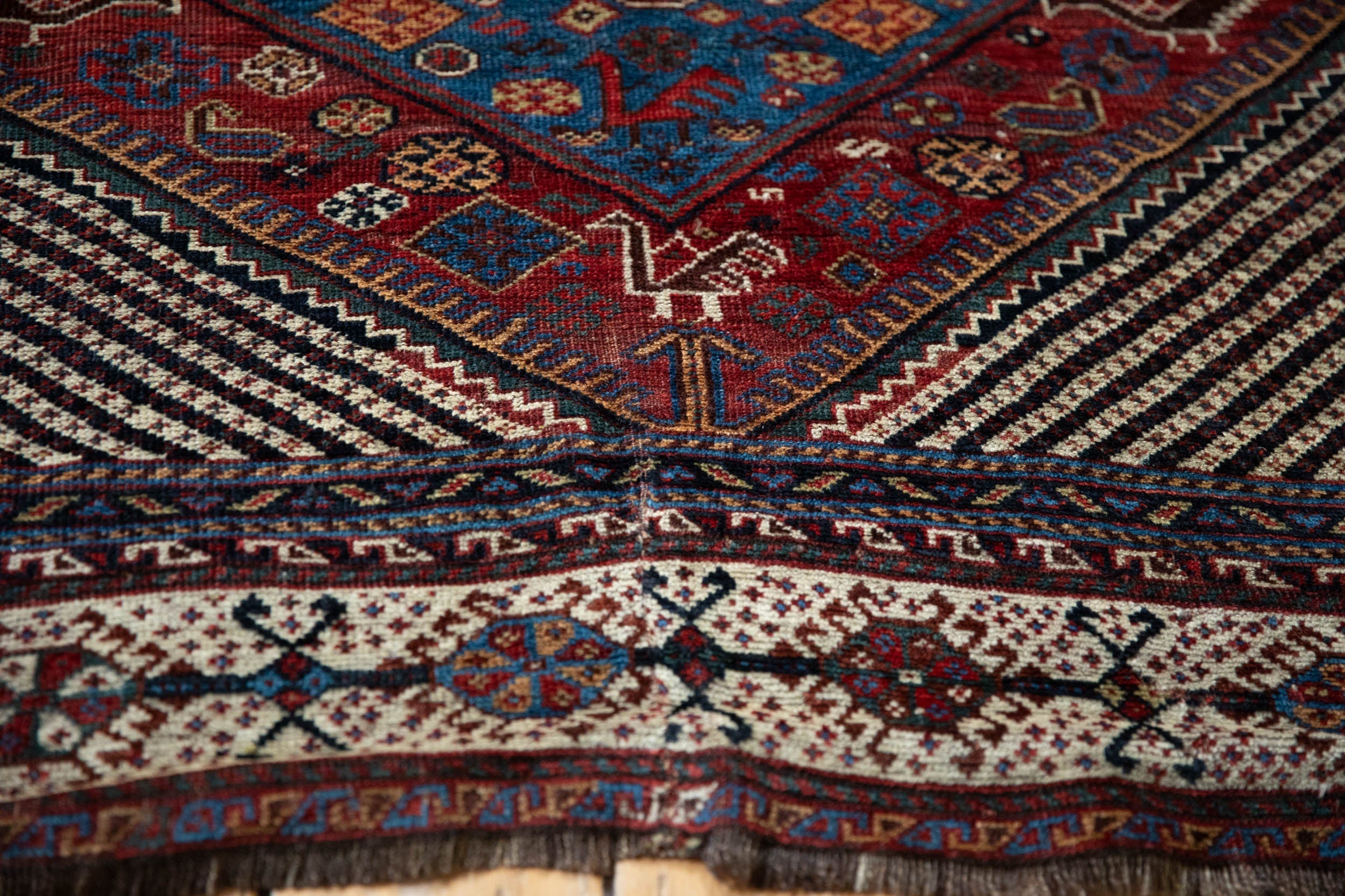 5.5x10 Antique Qashqai Carpet by Old New House® - product image 10 for Resin Society