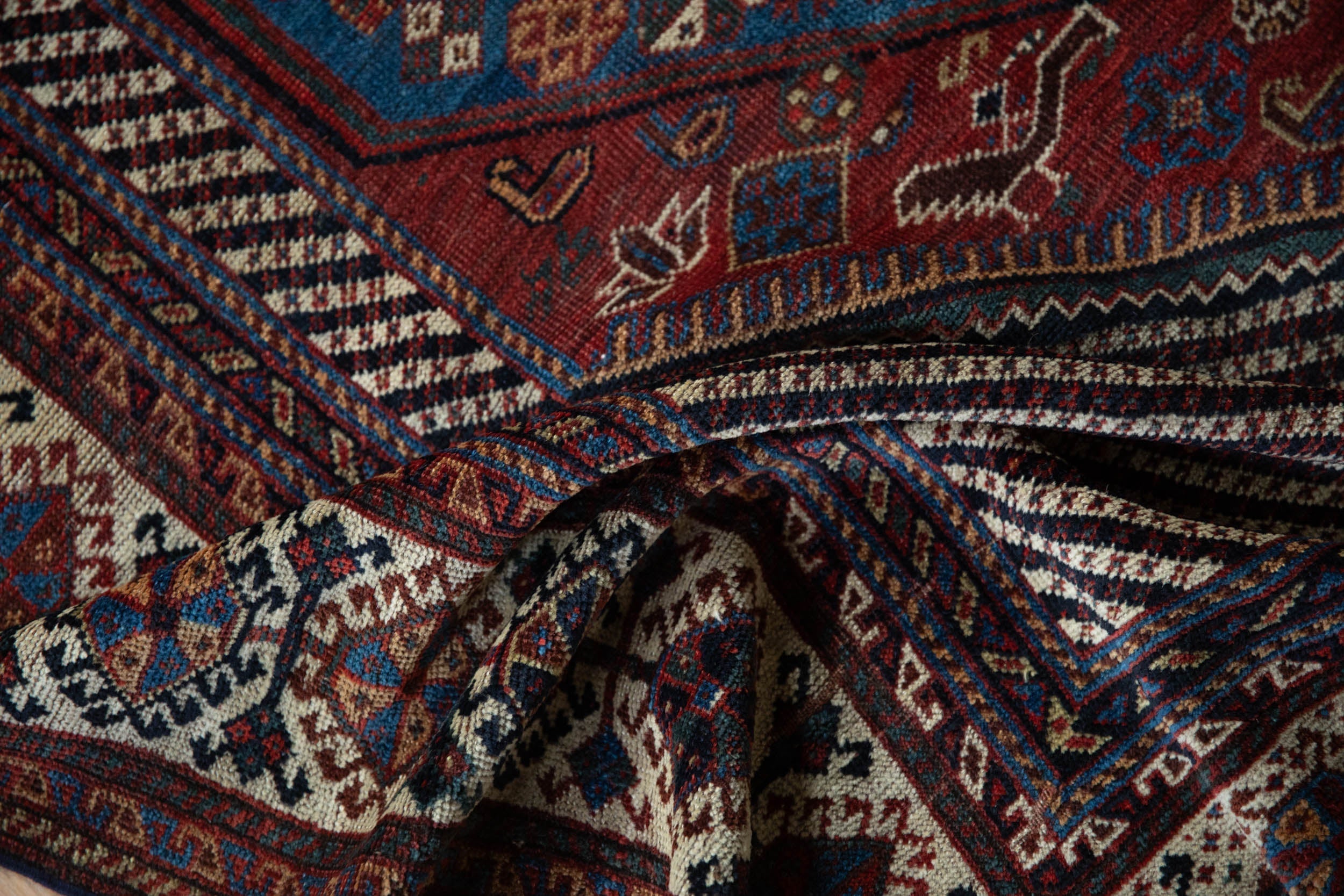 5.5x10 Antique Qashqai Carpet by Old New House® - product image 11 for Resin Society